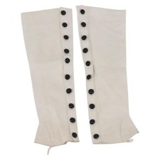 CHANEL Copribraccio Pelle Bianco CC Autore bs29195