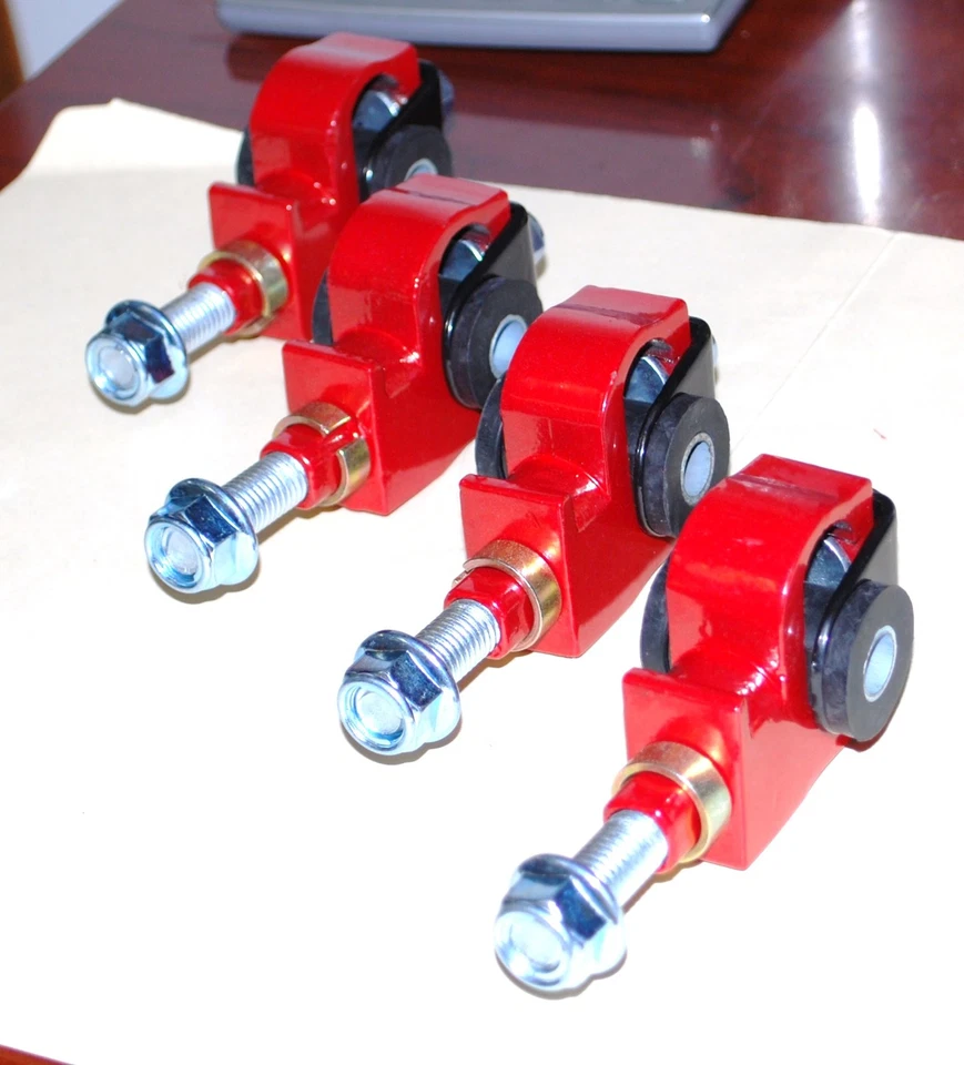 PARA 88-95 HONDA CIVIC 88-91 CRX 93-97 Del Sol Kit de inclinación ajustable delantera 4 piezas Foto 2 de 4