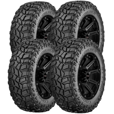(QTY 4) 35x12.50R20LT Cooper Discoverer STT Pro 121Q Load Range E Black Wall
