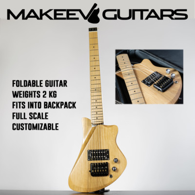Makeev Guitars Foldable electric travel guitar