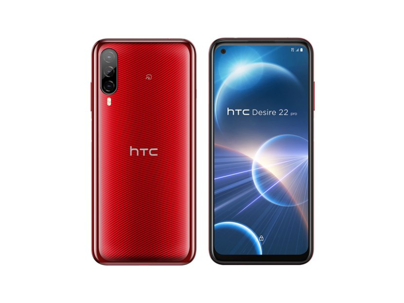 HTC Desire 22 Pro RED ROM 128GB 8GB RAM (FACTORY UNLOCKED) 6.6