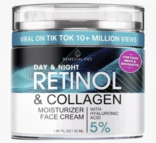 New REMEDIAL PAX Retinol & Collagen Moisturizer Face Cream Day Night Anti-Aging 