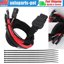 4 Pin Truck Side Battery Cable Harness For Fisher Western Snowex V-Blade 42014