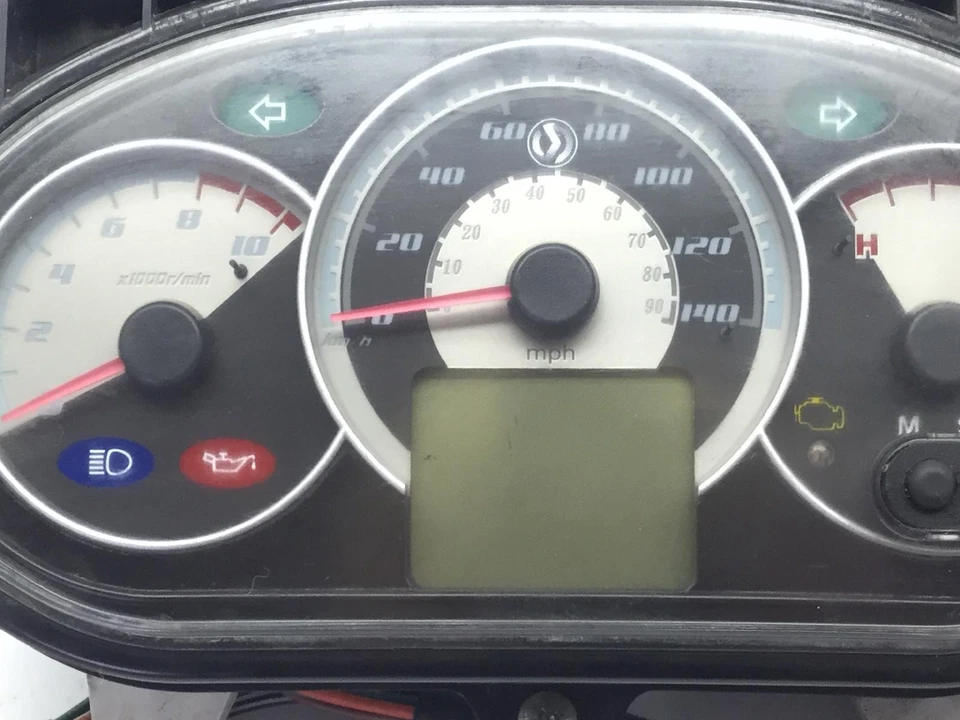 STRUMENTAZIONE CONTACHILOMETRI TACHIMETRO SYM JOYRIDE EVO I 200 2013 2014 - Immagine 2 di 4