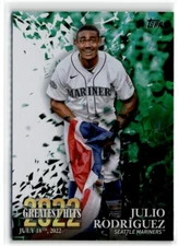 2023 Topps Series 1 Greatest Hits Julio Rodriguez #22GH-22 Seattle Mariners