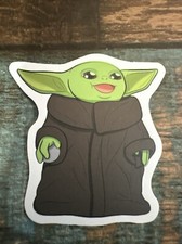 Baby Yoda The Child Mandalorian Star Wars Vinyl Sticker Jedi Decal Cute Funny