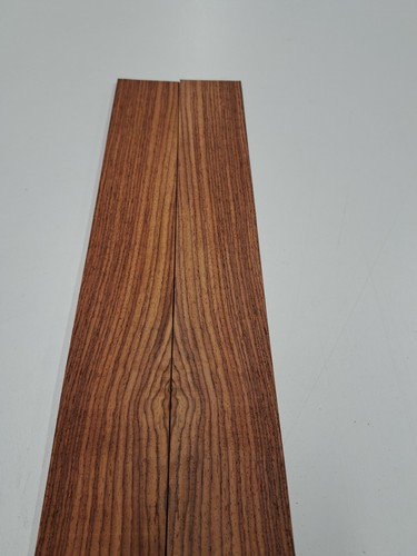 Rosewood Veneer - 12 NATURAL WOOD SHEETS - 750mm x 55mm - Picture 2 of 7