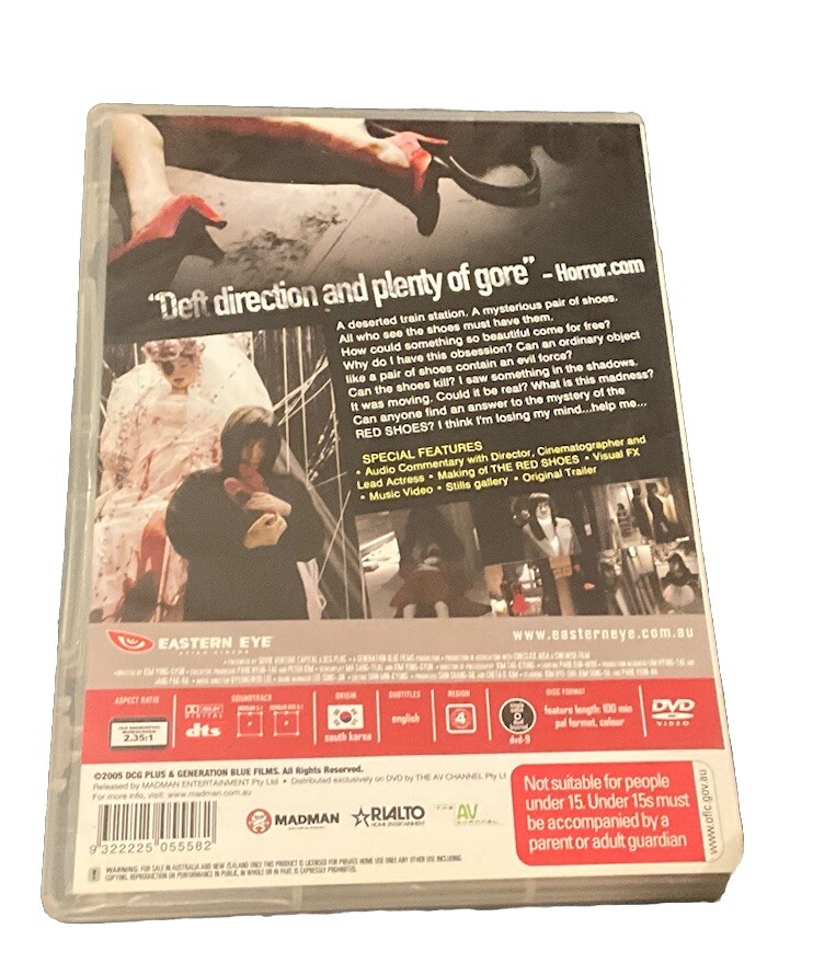 The Red Shoes Korean CULT KOREAN 2005 HORROR FILM DVD UK