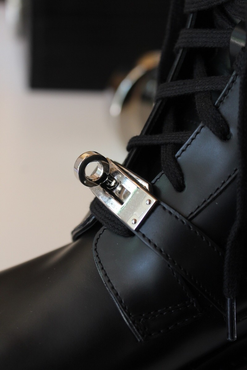 Hermes Noir Funk Ankle Boot Size 37 NEW - SOLD OUT IN STORES