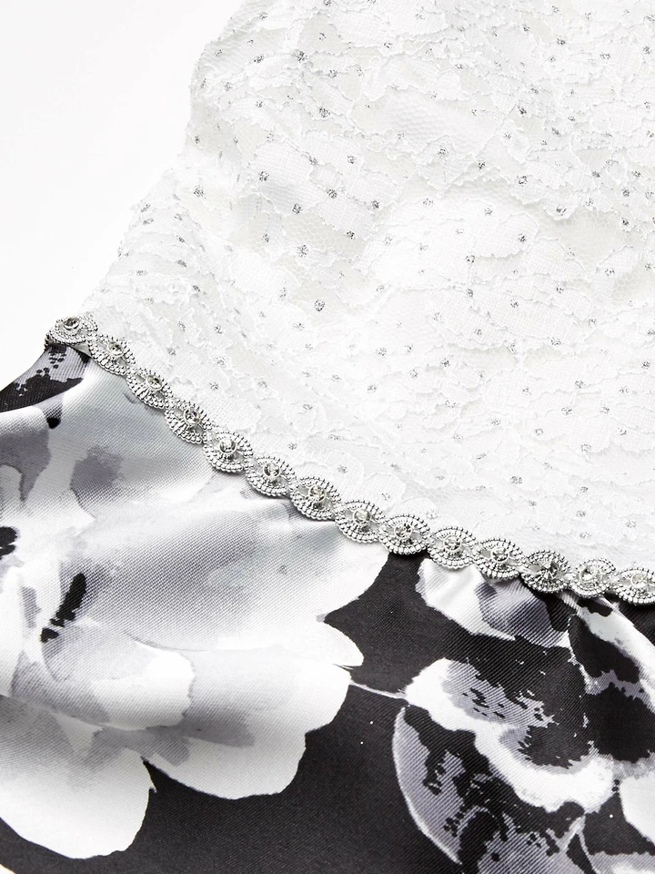 Vestido de fiesta Speechless para niñas con dramática falda de tafetán alto-bajo 16 Foto 4 de 4