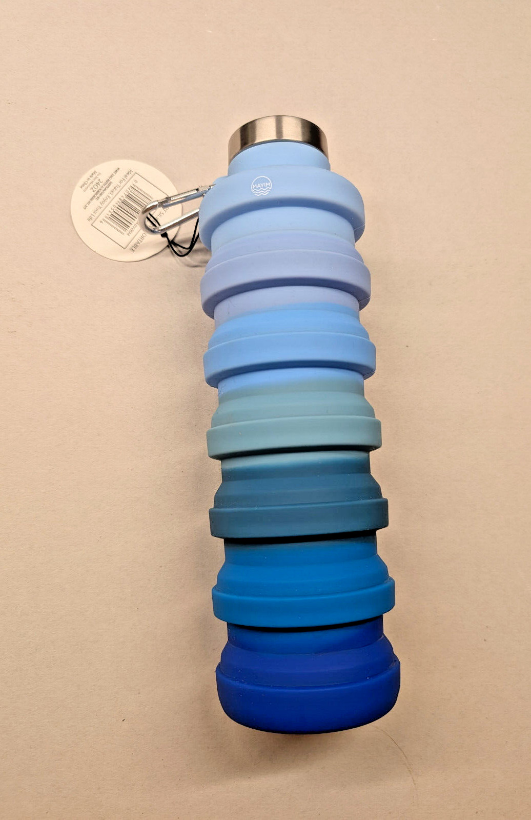 One Mayim Collapsible Water Bottle, 24 oz (710 ml), for gym,
