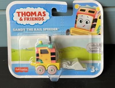 Fisher-Price Thomas & Friends Sandy the Rail Speeder Diecast Metal Engine Toy