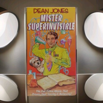 Mister Superinvisible VHS 1970 Dean Jones Cult Fantasy Comedy Goodtimes VGC