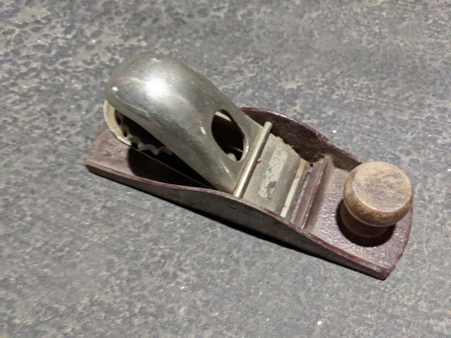 Vintage Stanley Defiance Metal Wood Plane Woodworking Hand 