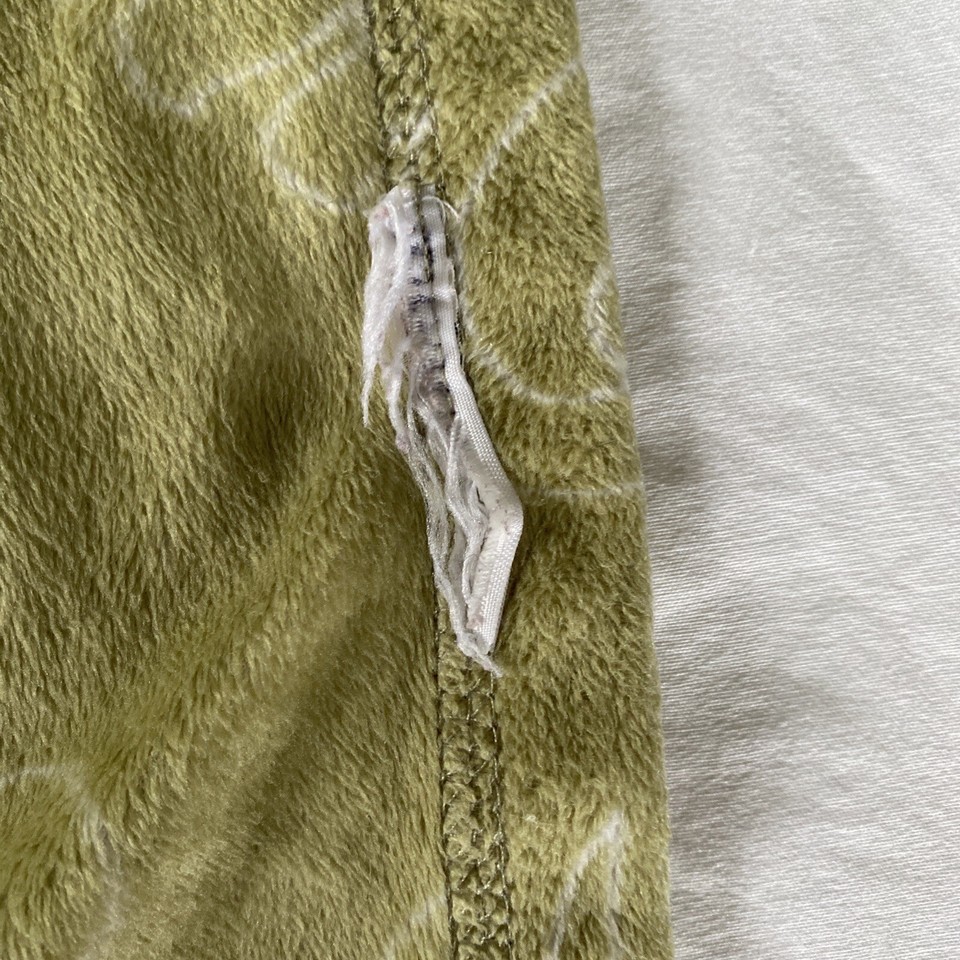 Cocalo Baby Girl Blanket Green Flower Butterfy Olive Maroon Soft