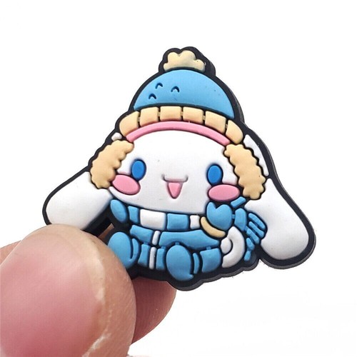 10PCS Cute Cinnamoroll Shoe Charms for ClogCroc Shoes DIY Decor Accessories Set - Picture 12 of 12