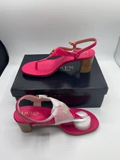 Lauren Ralph Lauren Women's Sport Pink Westcott II Ankle Strap Dress Sandals NWB