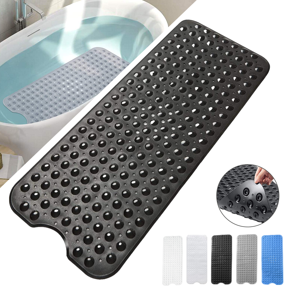 AntiMold Bath Mat Non Slip Bathtub Strong Suction Extra Large Rubber