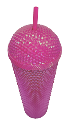 Starbucks 2025 Iridescent Pink Domed Studded 24oz Venti Cold Cup