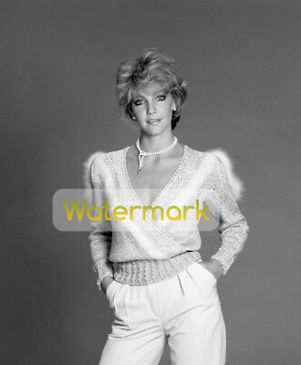 Young HEATHER LOCKLEAR Stunning Low Cut Blouse ** HI-RES Archival Print (8.5x11)