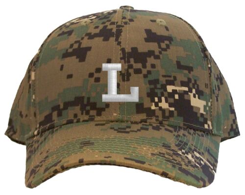 Berretto da baseball sportivo professionale ricamato iniziale lettera L - disponibile in 7 colori cappello - Foto 6 di 9