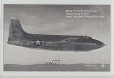 1950s Exhibit US Army Aircraft Bell X-1A #36 z6d