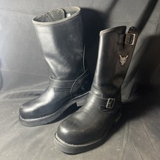 Vintage Harley Davidson Engineer Motorycle Harness Boots Size 11 US