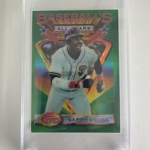 Barry Bonds [Refractor] #103 1993 Finest card