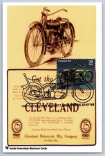 #4085-88 Motorcycles Set of Four FDC Maxi Cards w/Pictorial Cancels