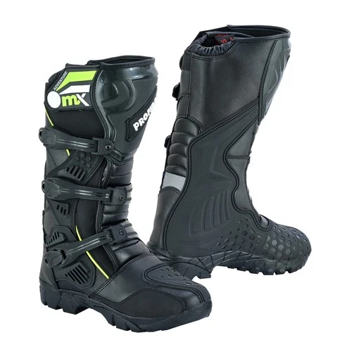 PROFIRST Genuine Leather Motorcycle Motorbike Racing Boots Long  UK Size