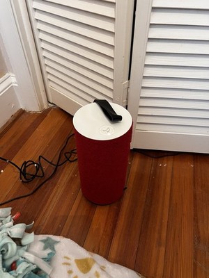 Libratone 1 Zipp Wireless Speaker Red w/ Power, Box, Manual, tested barely used