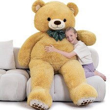 MorisMos 6ft Giant Teddy Bear Stuffed Animal, 72" Big Teddy Bear Plush Toy