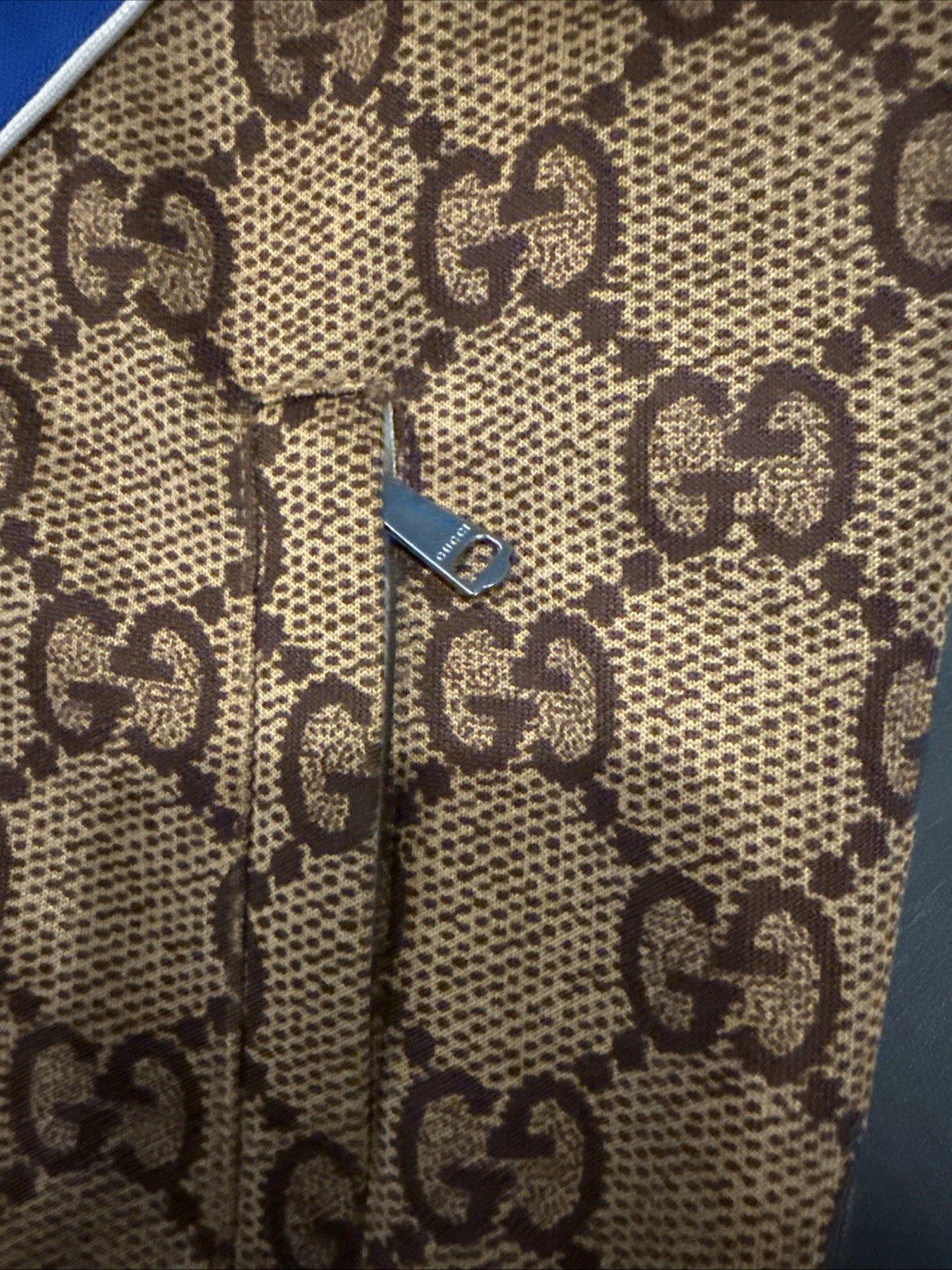 Giacca da pista in jersey tecnico Gucci. Taglia uomo grande. 100% autentico.