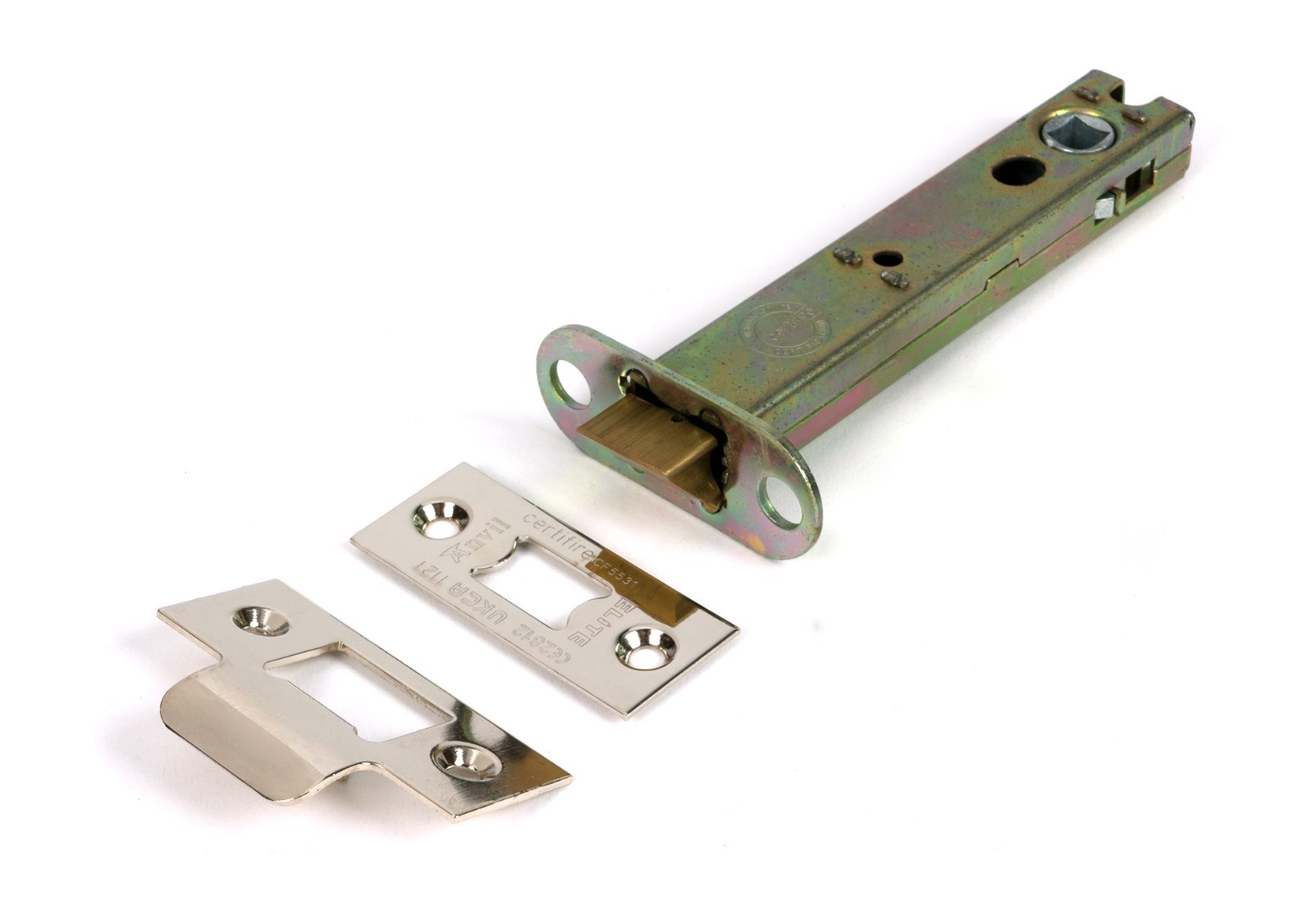 From The Anvil 51765 Polished Nickel 5"" Heavy Duty Latch