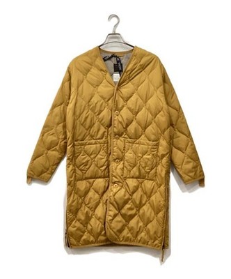 TAION                    Down quilted coat mustard 101BML-1LONG