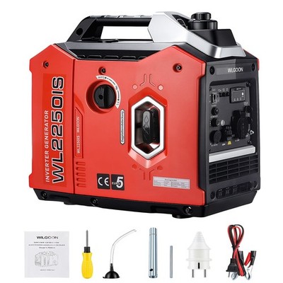 2000W-Inverter-Stromgenerator, superleise, tragbar für Camping und Wohnmobile DE