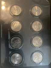 2012 Unc America the Beautiful quarters set of 8 P & D