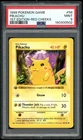 1999 POKEMON BASE SET SHADOWLESS PIKACHU 1ST ED RED CHEEKS PSA 9-BLUE DOT ERROR