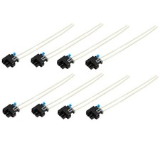 Set Of 8 Fuel Injector Connector Pigtails Fit Delphi Mini Gm Lq4 Lq9 4.8 5.3 6.0