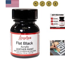 Acrylic Leather Paint For Shoes, Sneakers, Leather, Canvas, Furniture, and Mo...