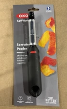 New! OXO SoftWorks Serrated Peeler Stainless Steel