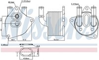 Nissens ÖLküHler, MotoröL 91337 FüR CitroËN DS Ford Opel Peugeot Toyota