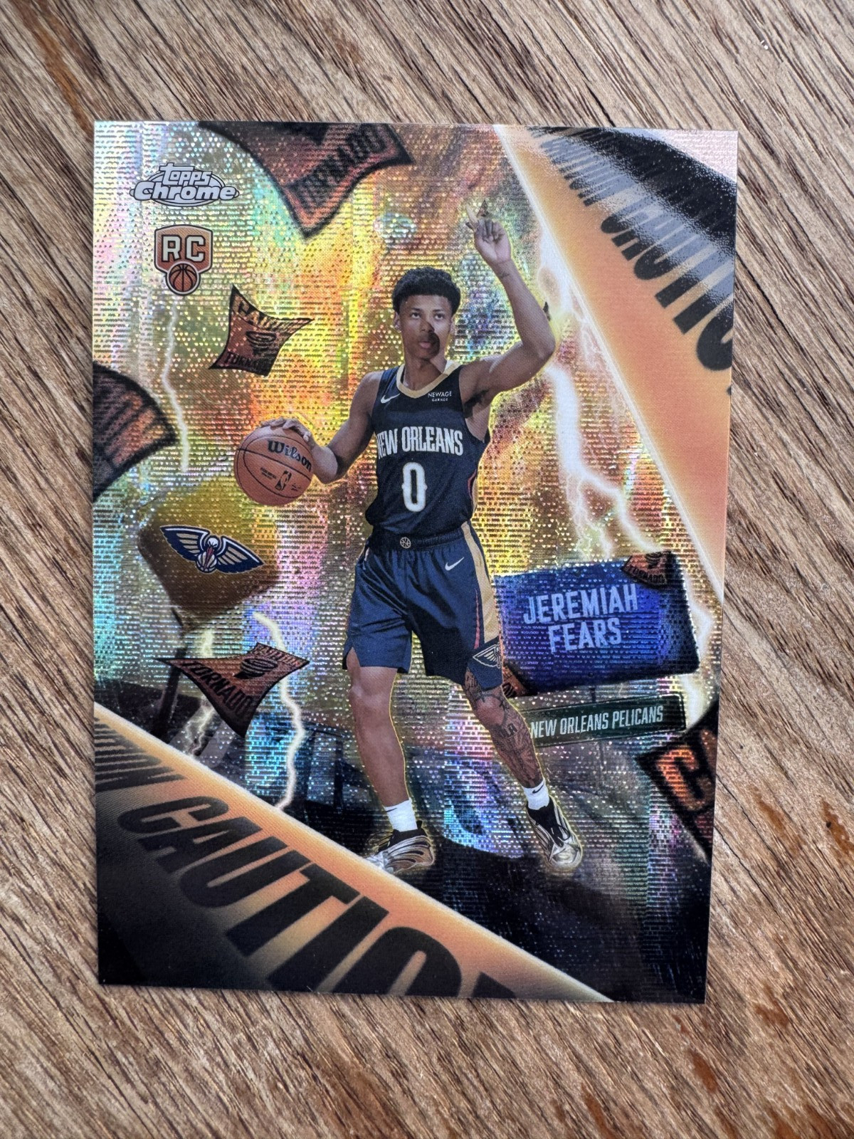 2025-26 Topps Chrome JEREMIAH FEARS Rookie Advisory SSP RC Case Hit #AD-7