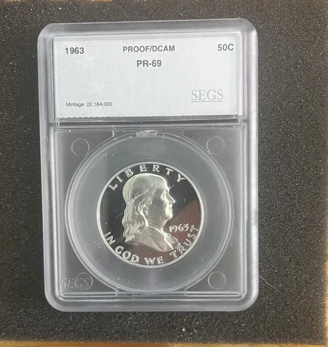 1963-P Franklin Half Dollar Proof — photo from the most recent tracked eBay sale