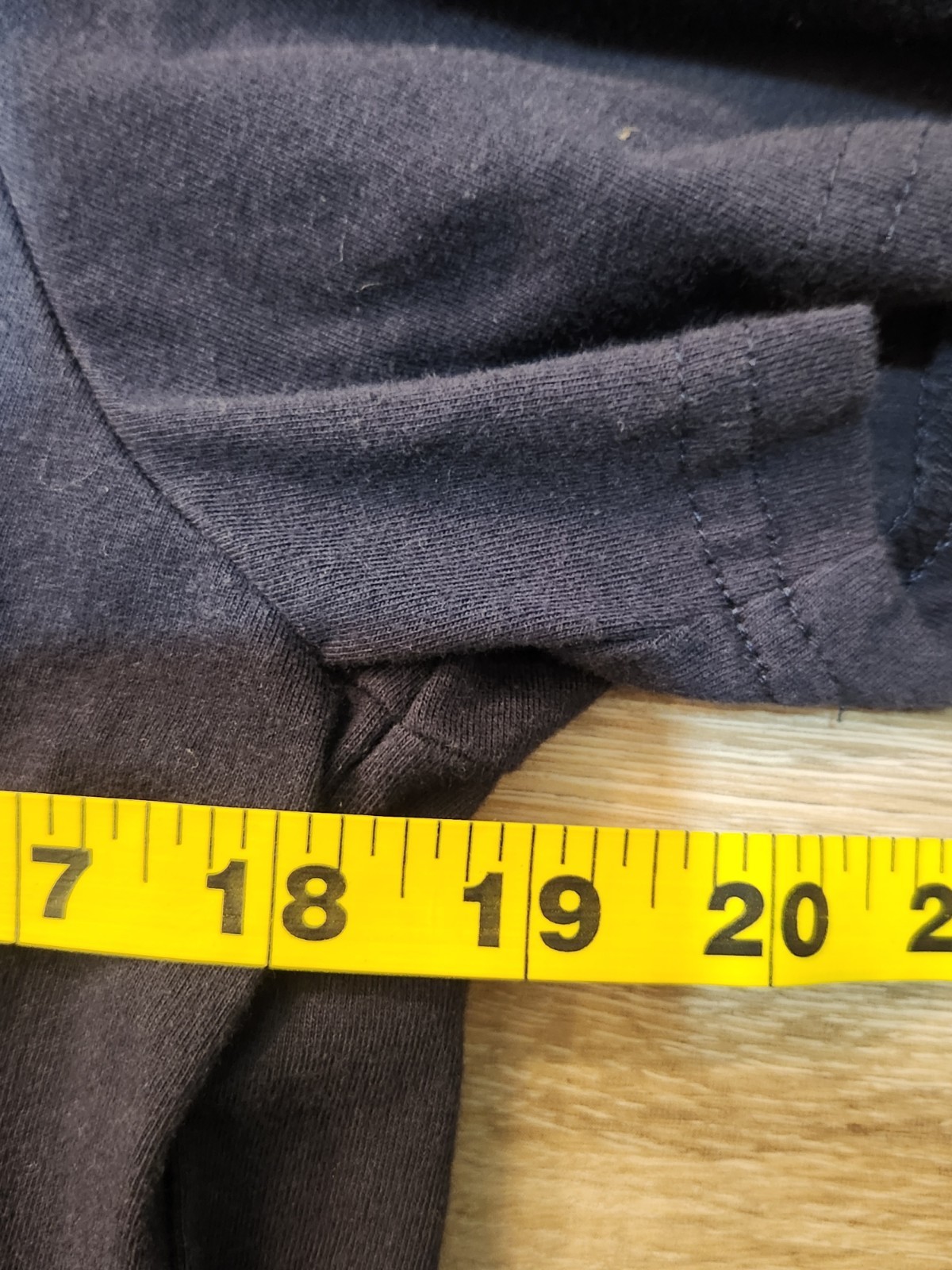 Lacoste Sleepwear Men's Navy Blue Knit Lounge Crew-Neck  Pocket T-Shirt size L thumbnail 5