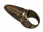 Rare Blessed Old Tiger Fang Ring Lucky Protective Powerful Magic Thai Amulet S7