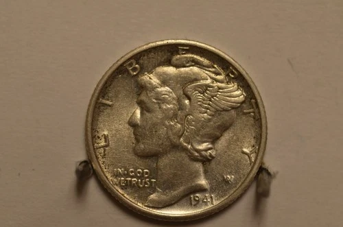 1941-S Mercury Dime BU/UNC 90% Silver Item # 6870