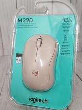 Logitech M220 Silent Wireless Mouse 2.4 GHz with USB Receiver Rose New Unopened