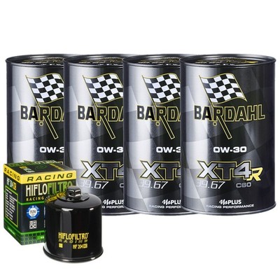Bardahl XT4R 0W30 Ölwechselkit Für Honda GL1800 B F6B Gold Wing 2015-2017