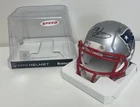 Mac Jones Signed New England Patriots Mini Helmet In Person Auto w/ Case